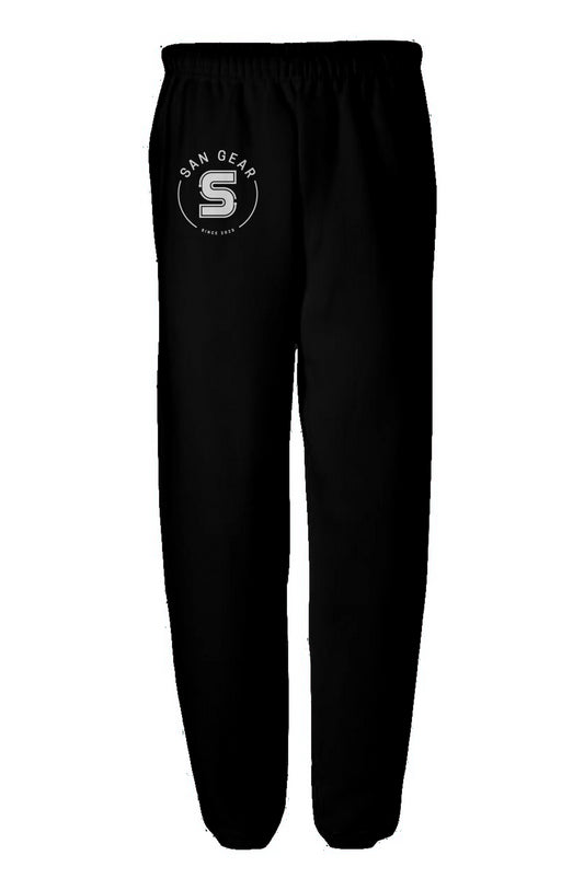 Jogging noir logo blanc