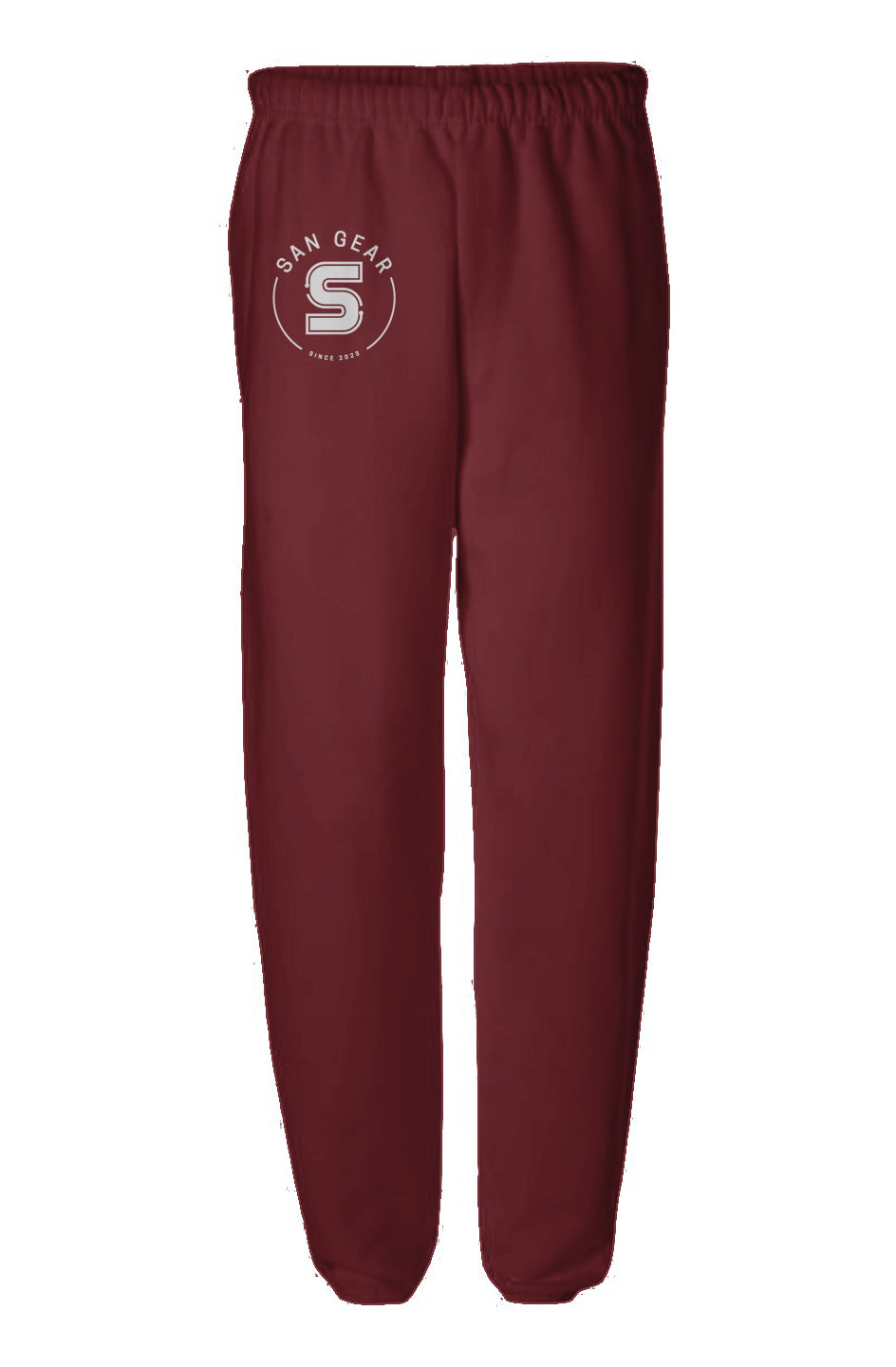Jogging bordeaux logo blanc