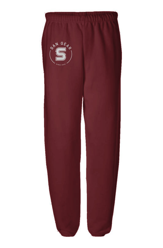 Jogging bordeaux logo blanc