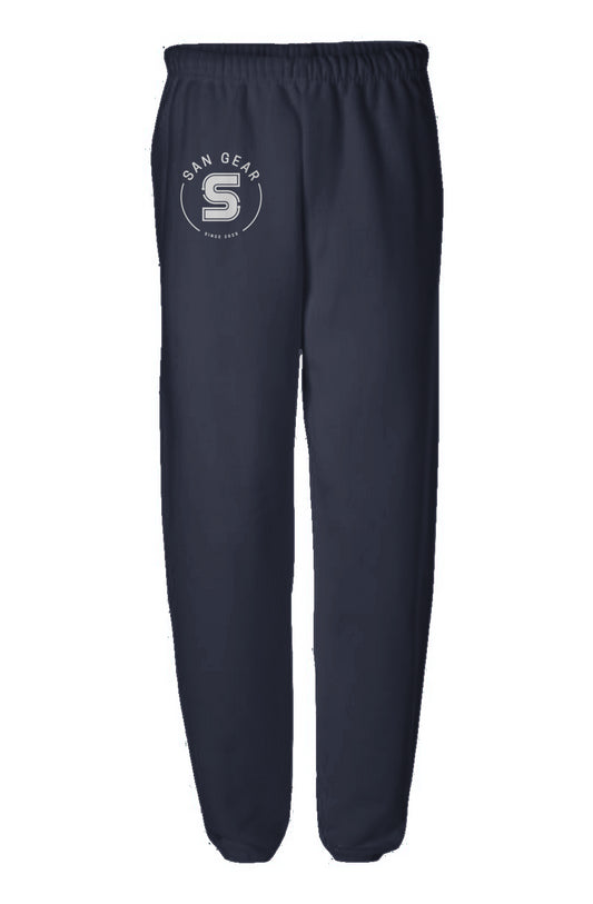 Jogging navy logo blanc