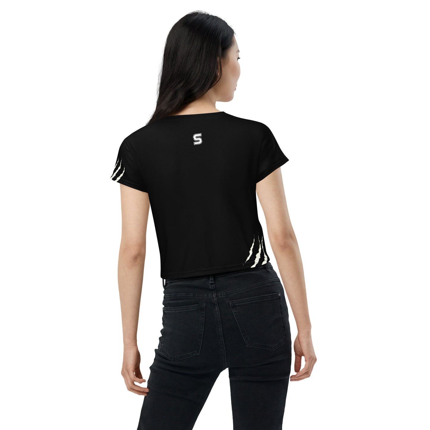 Crop Top Noir - Claws