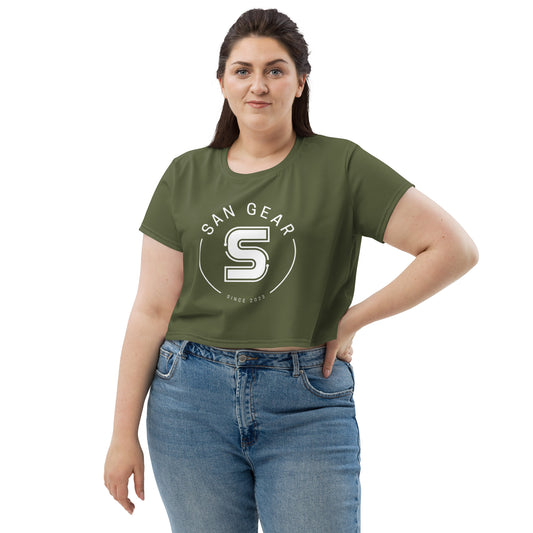 Crop-Top Kaki - SanGear Blanc