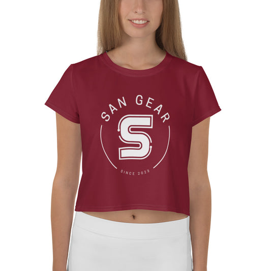 Crop-Top Burgundy - SanGear Blanc