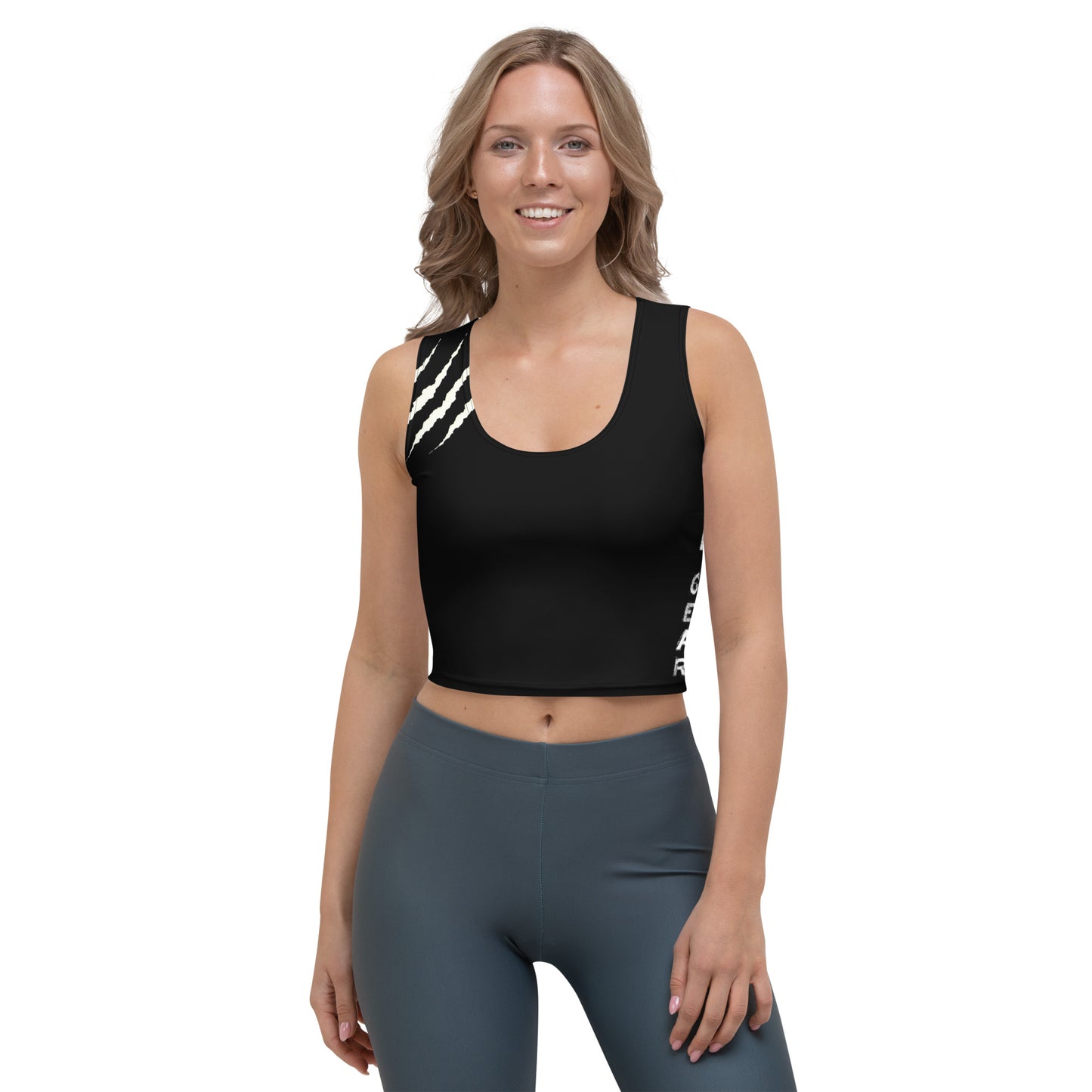 Débardeur Crop-top Noir - Claws
