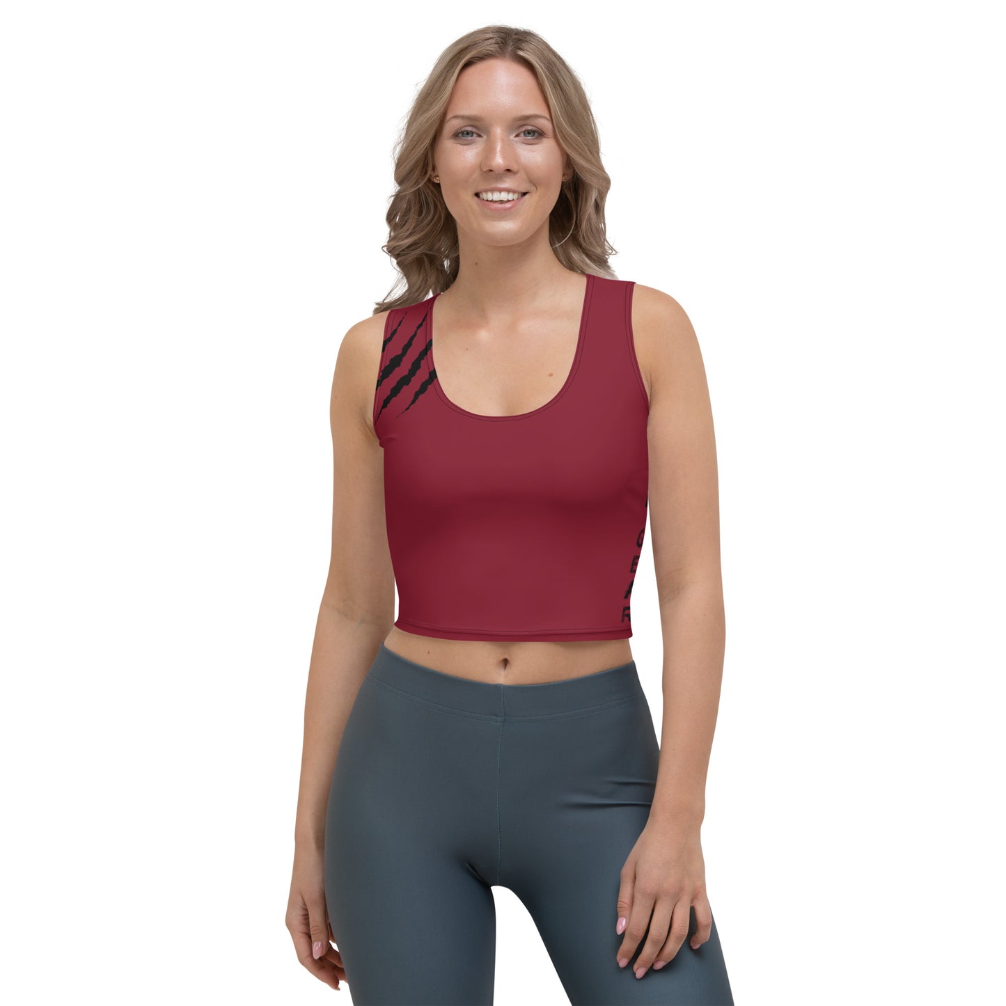 Débardeur Crop-top Burgundy - SanGear Claws Noirs