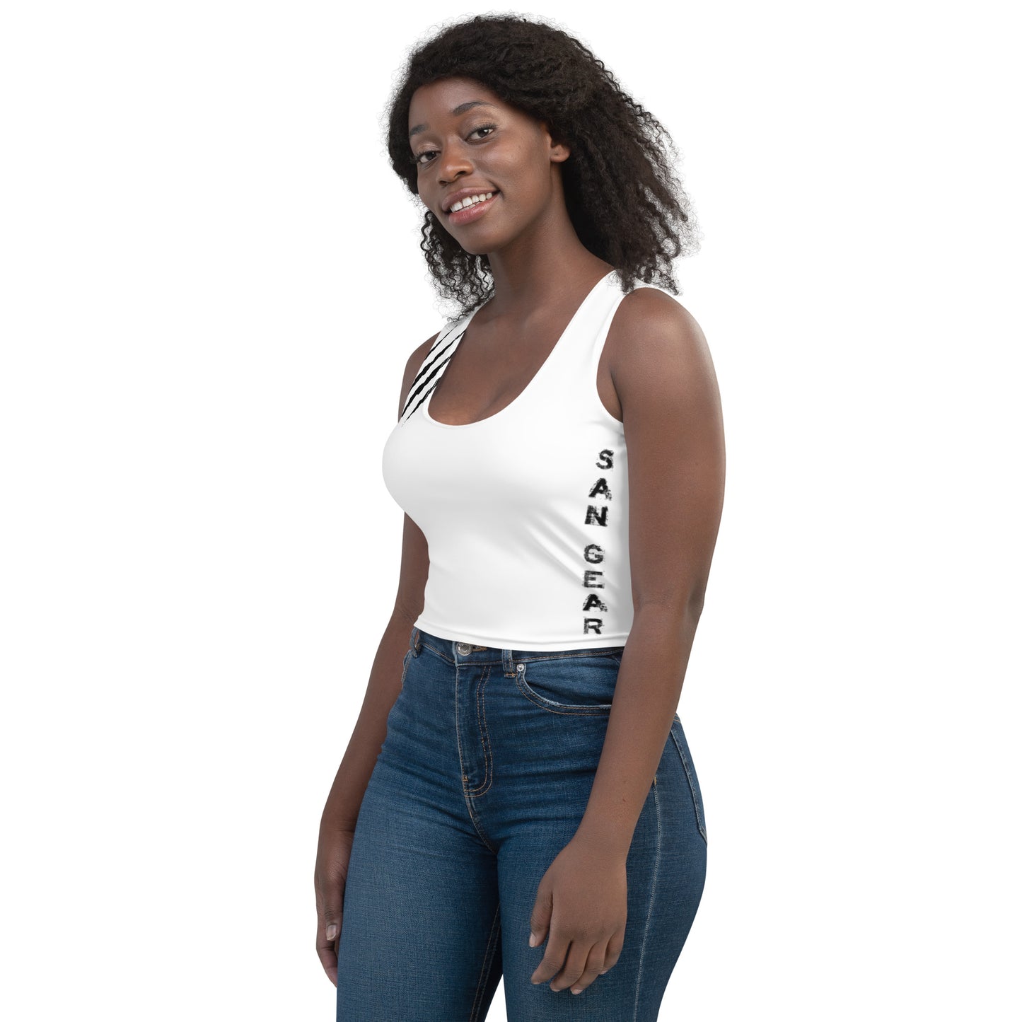 Débardeur Crop-top Blanc - Claws