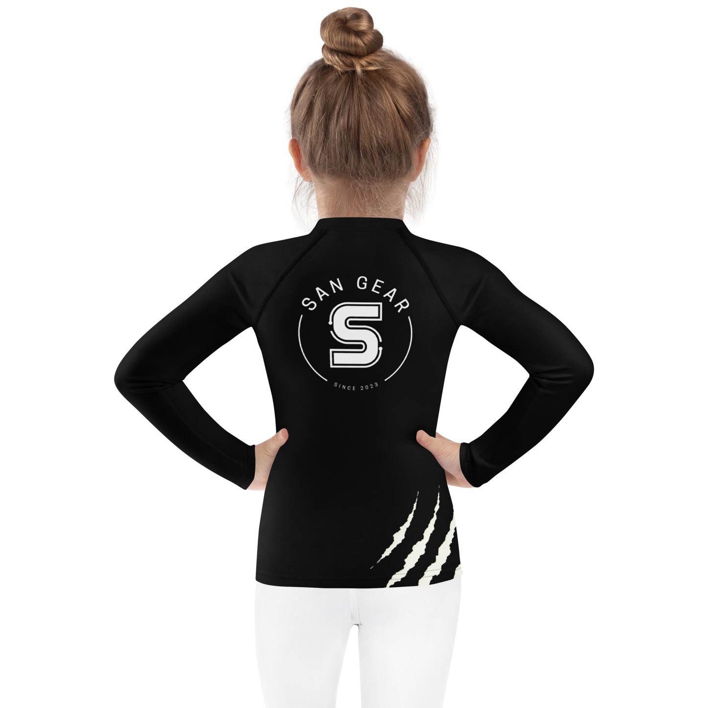 Rashguard Enfant Unisexe - Noir Claws