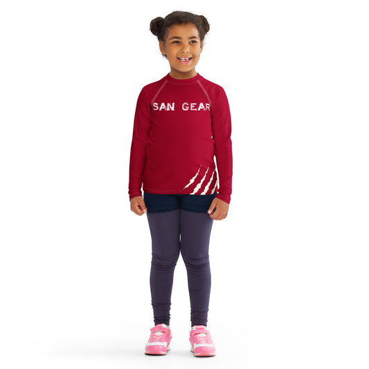 Rashguard Enfant Unisexe - Rouge