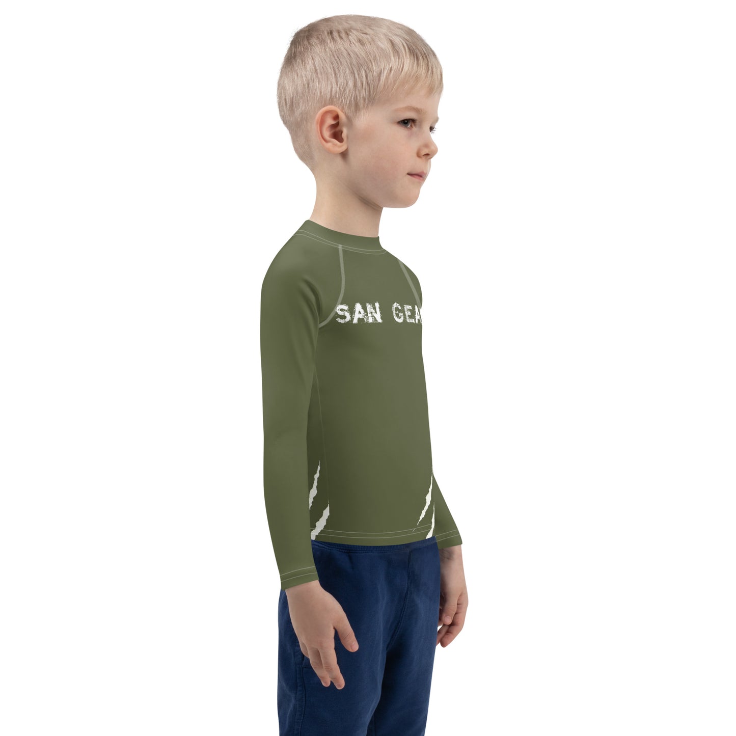 Rashguard Enfant Unisexe - Kaki Claws