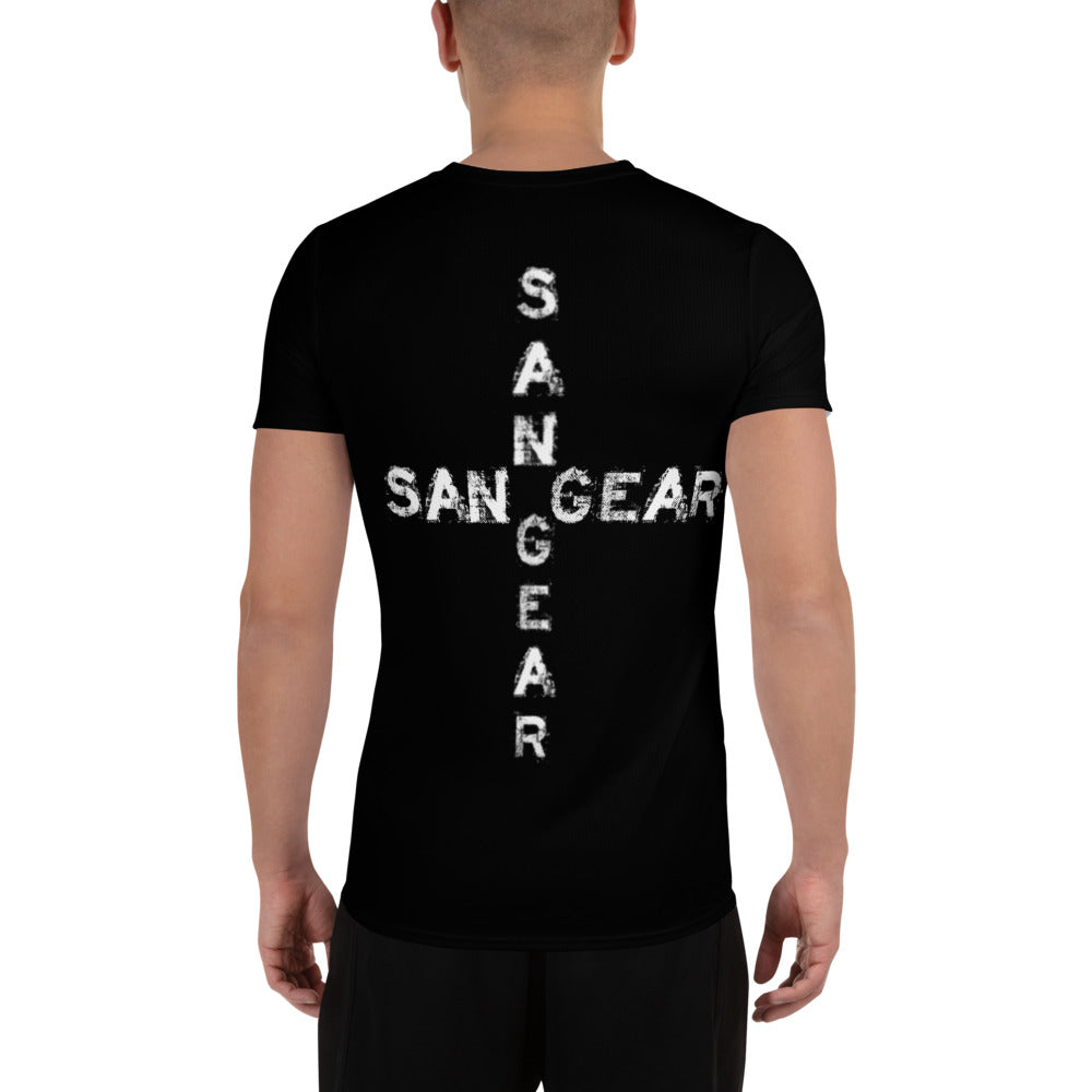 T-shirt Sport DryFit - Noir SanGear Croix