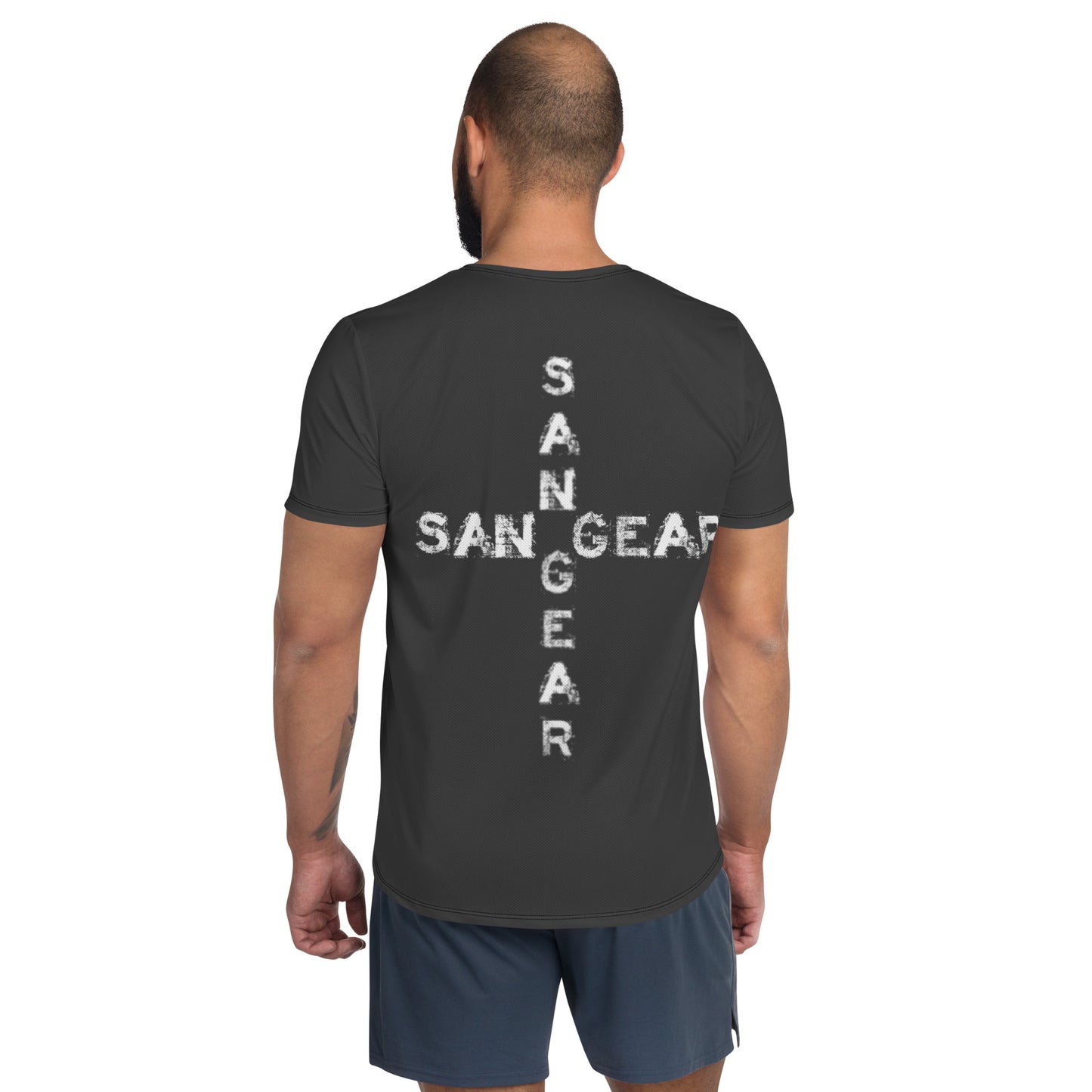 T-shirt Sport DryFit - Iron SanGear Croix Blanc