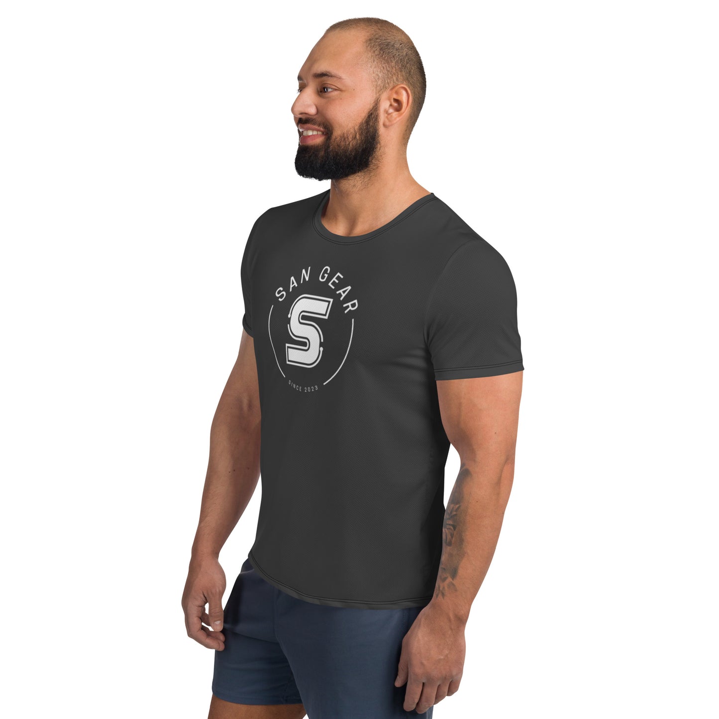 T-shirt Sport DryFit - Iron SanGear Croix Blanc