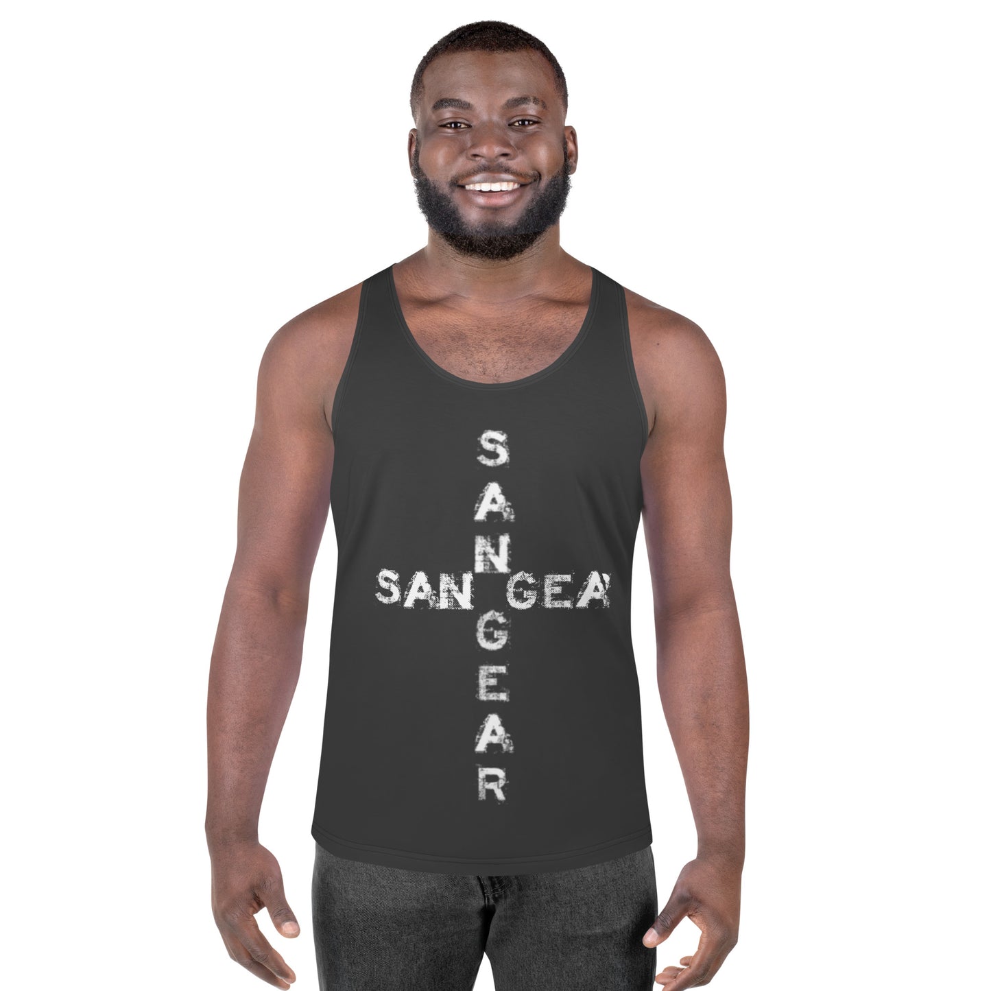 Débardeur - Iron SanGear Croix Blanc
