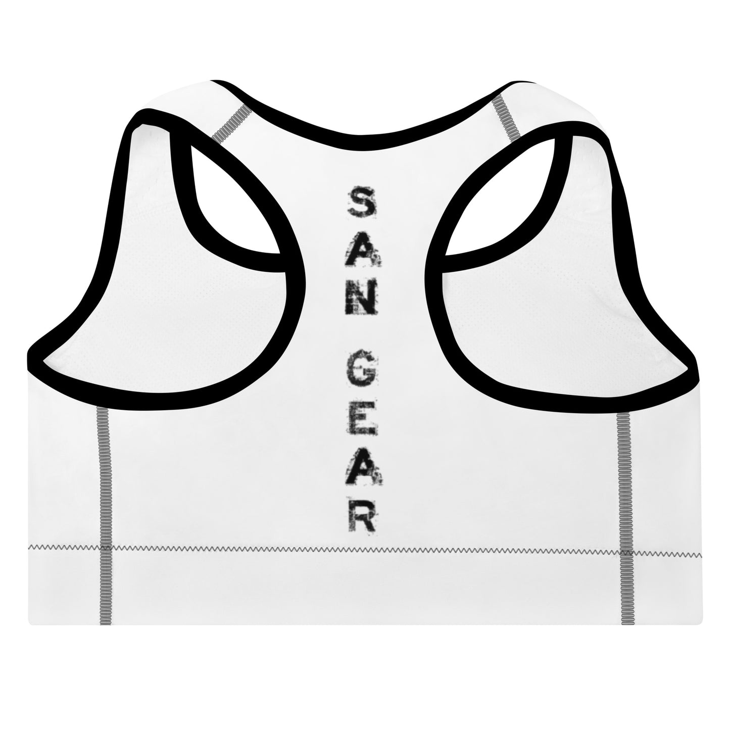 Brassière de Sport Blanche - SanGear Noir