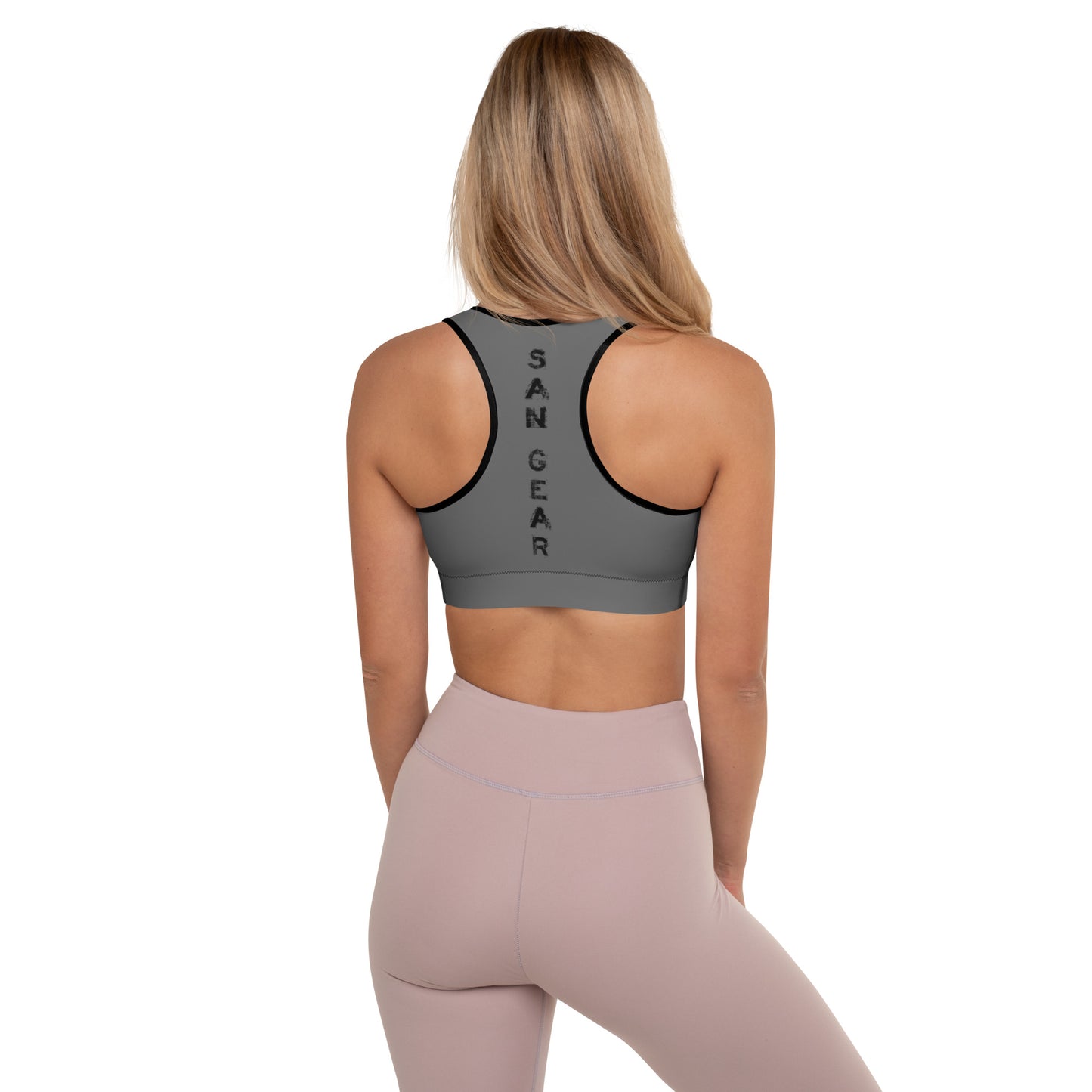 Brassière de Sport Grise - SanGear Noir