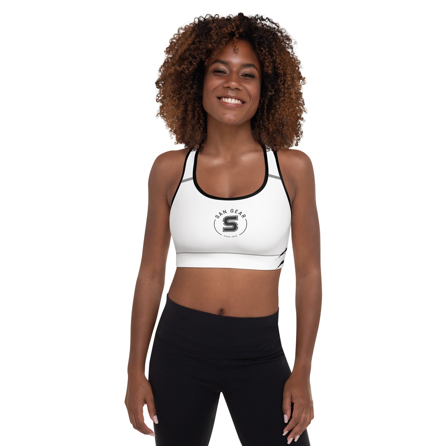 Brassière de Sport Blanche - SanGear Claws Noirs