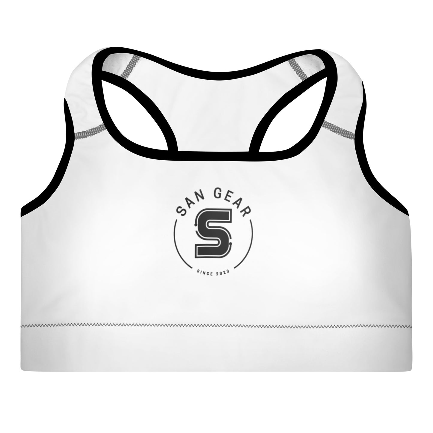 Brassière de Sport Blanche - SanGear Noir