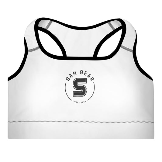 Brassière de Sport Blanche - SanGear Noir
