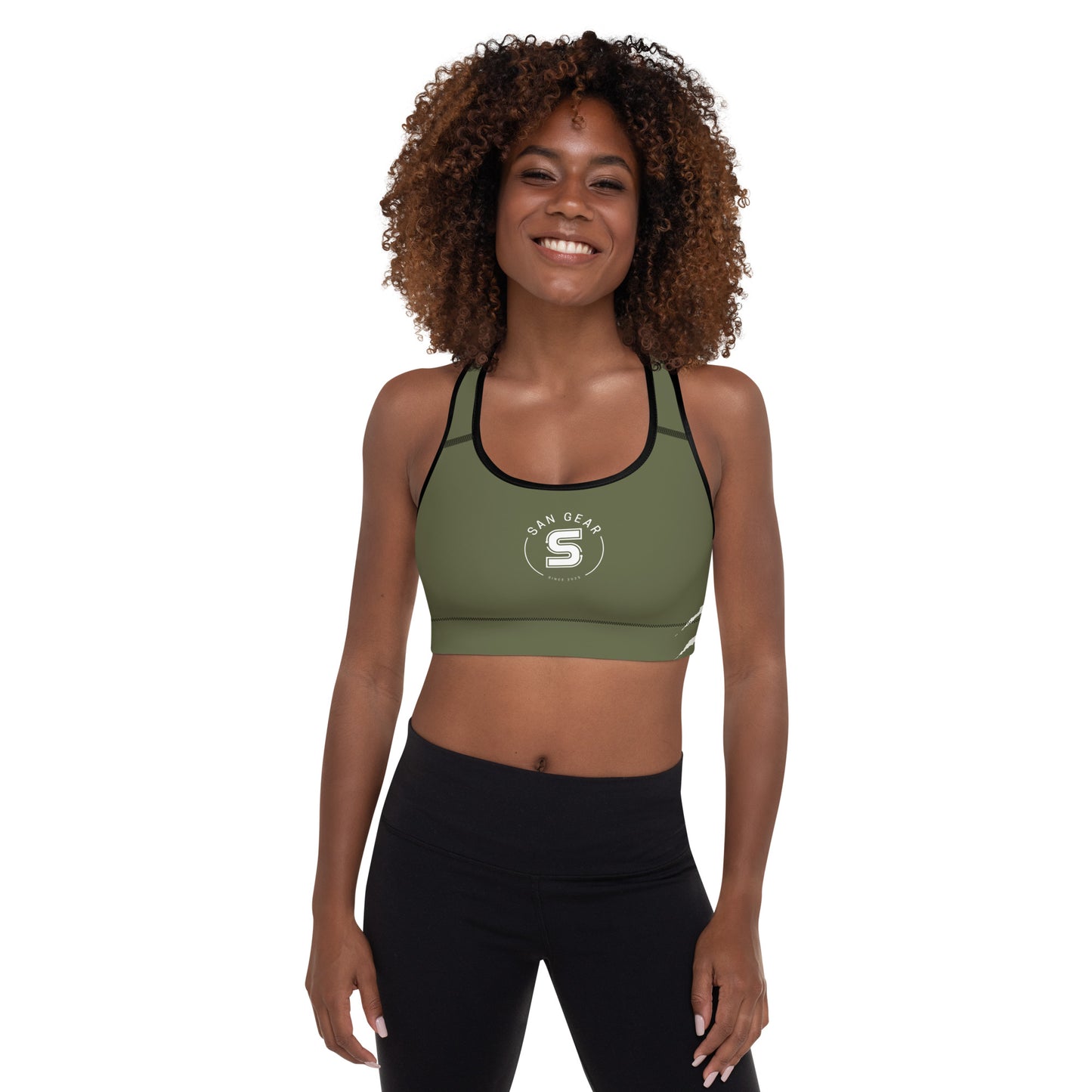 Brassière de Sport Kaki - SanGear Claws Blancs