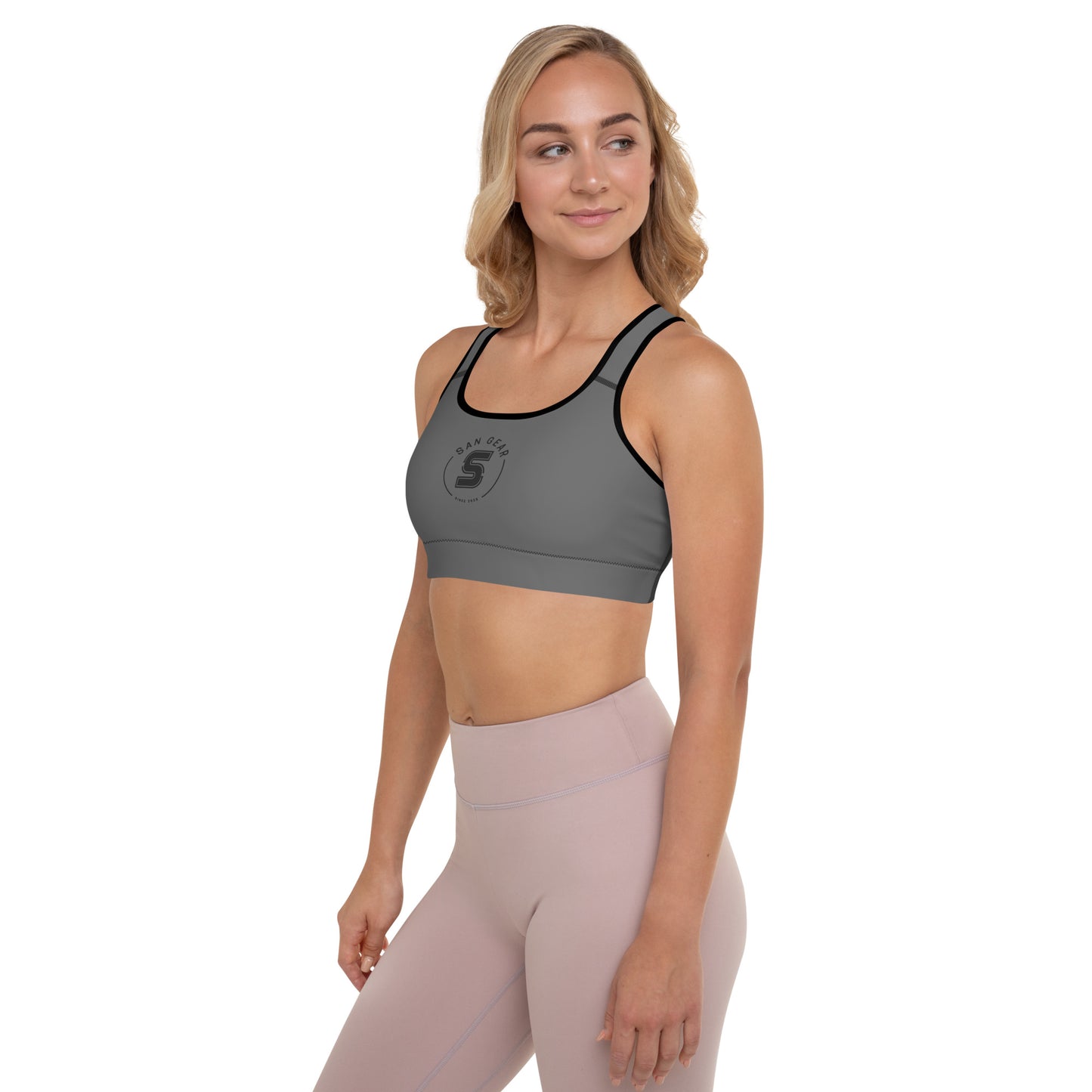 Brassière de Sport Grise - SanGear Noir