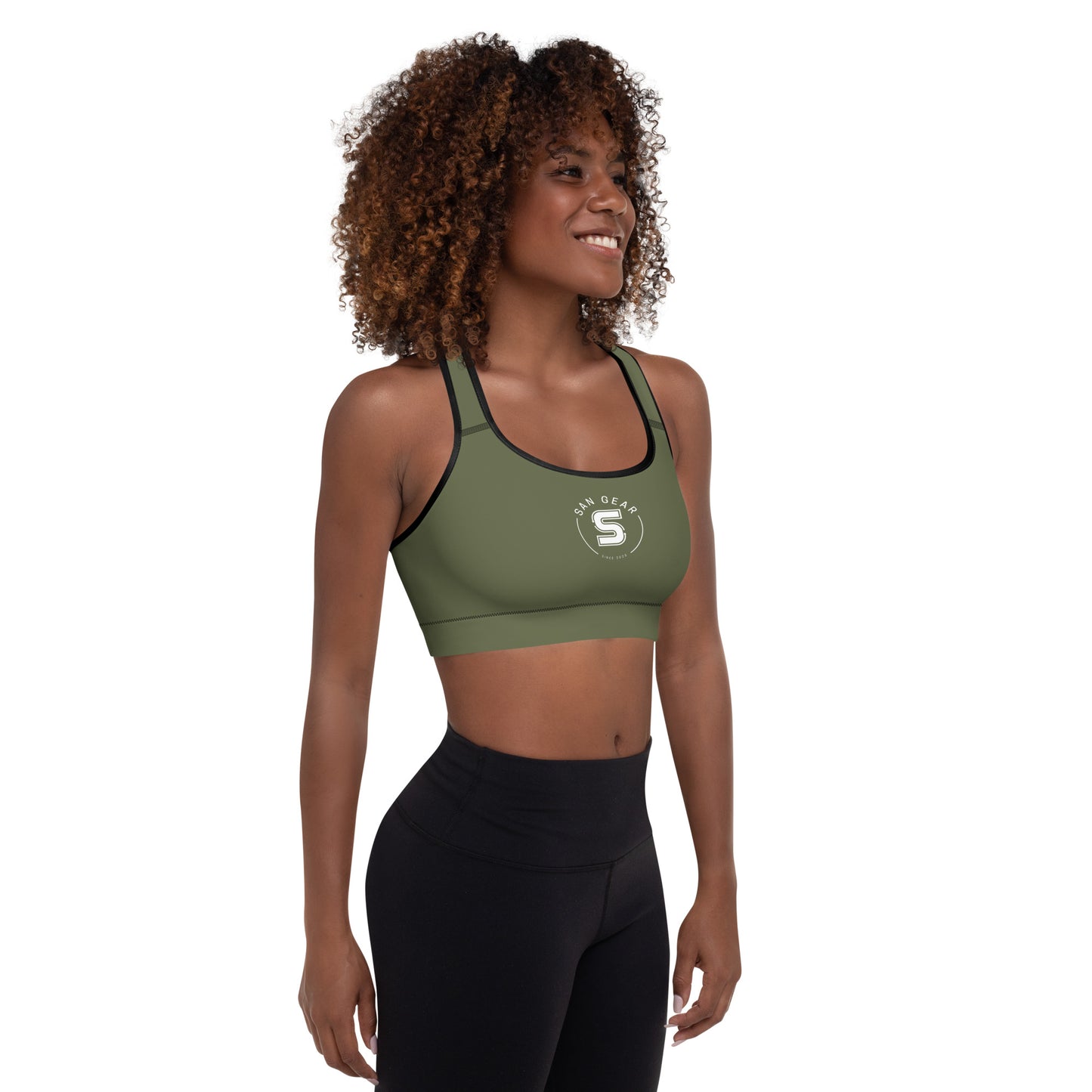 Brassière de Sport Kaki - SanGear Claws Blancs