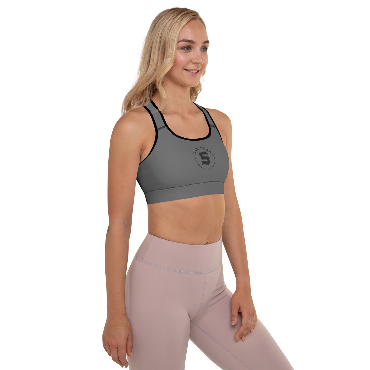 Brassière de Sport Grise - SanGear Noir