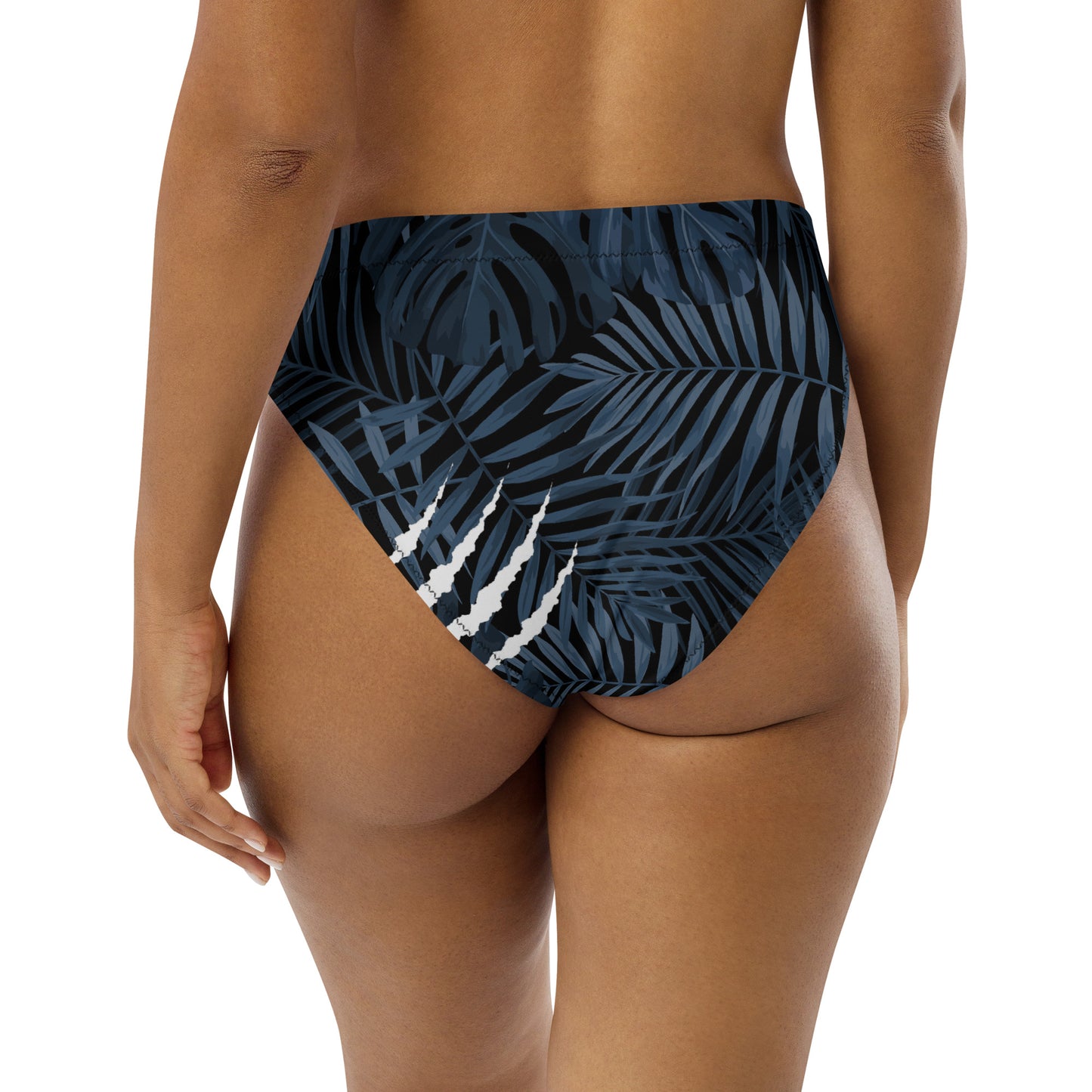 Bas de maillot de bain Feuilles Bleues