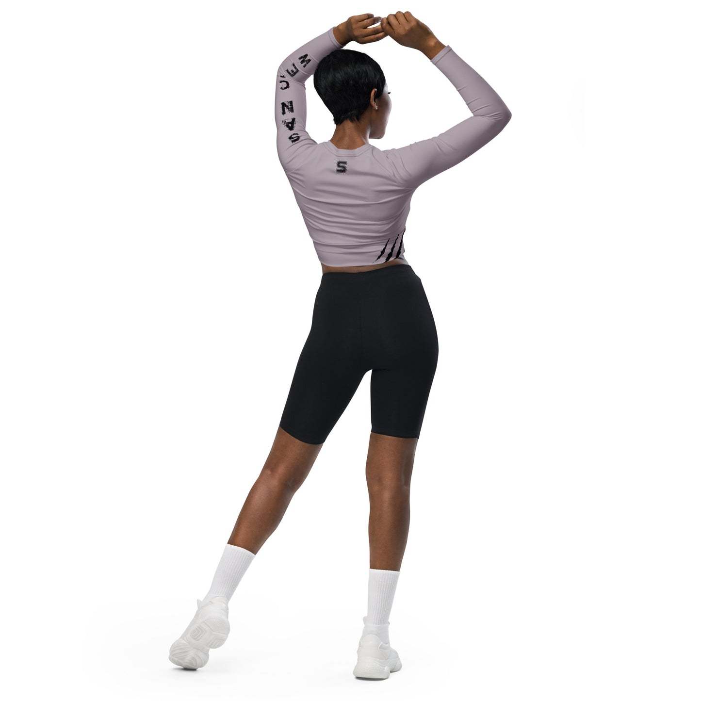 Crop Top Manches Longues - Lila Claws