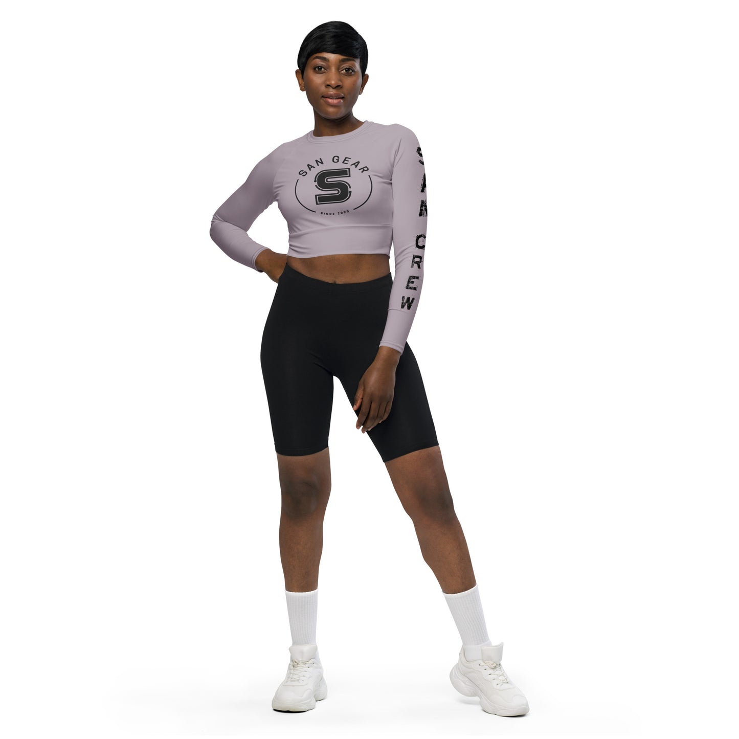Crop Top Manches Longues - Lila Claws