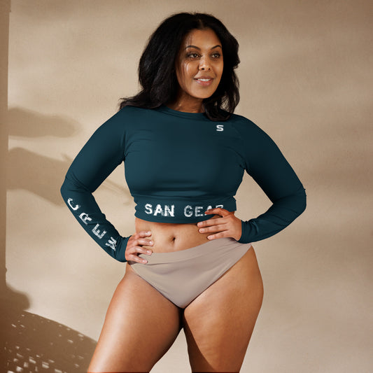 Crop Top Manches Longues - Abysse