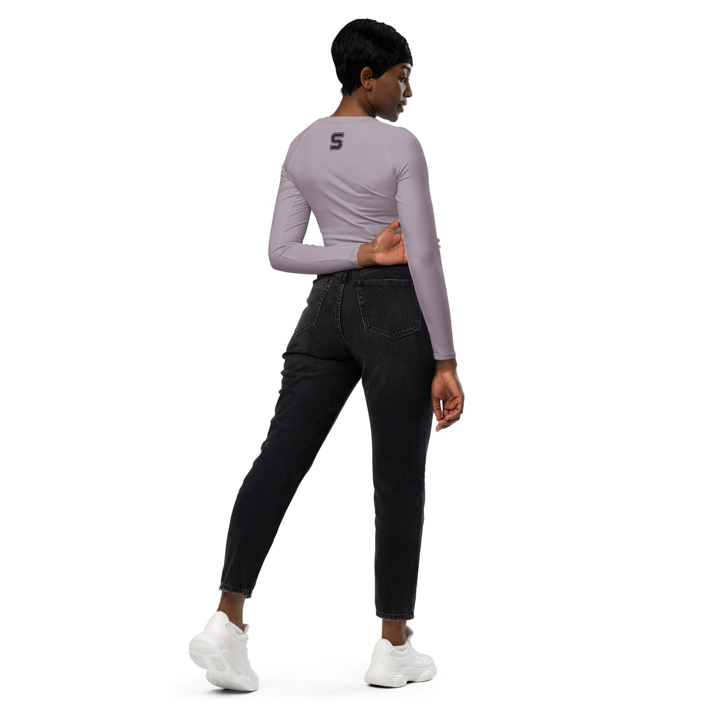 Crop Top Manches Longues - Lila Claws
