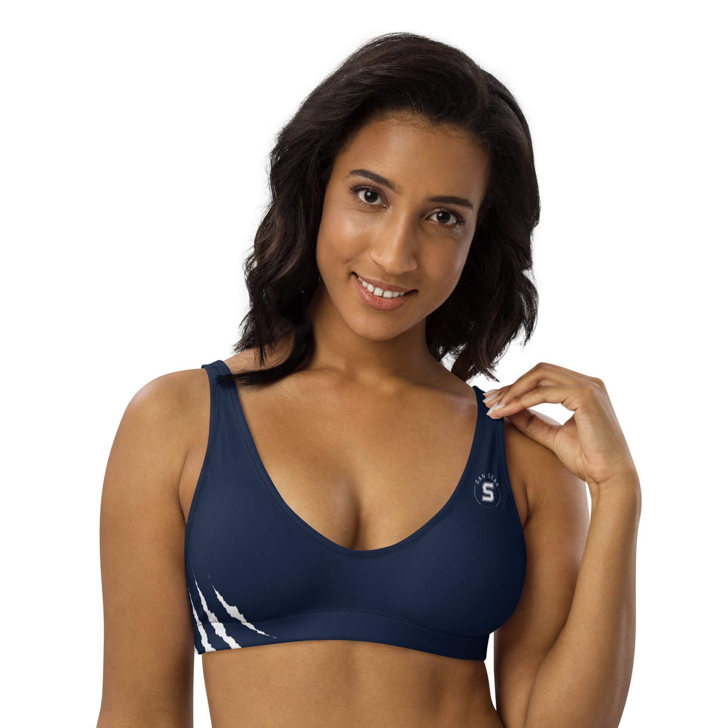 Haut de maillot de bain Marine