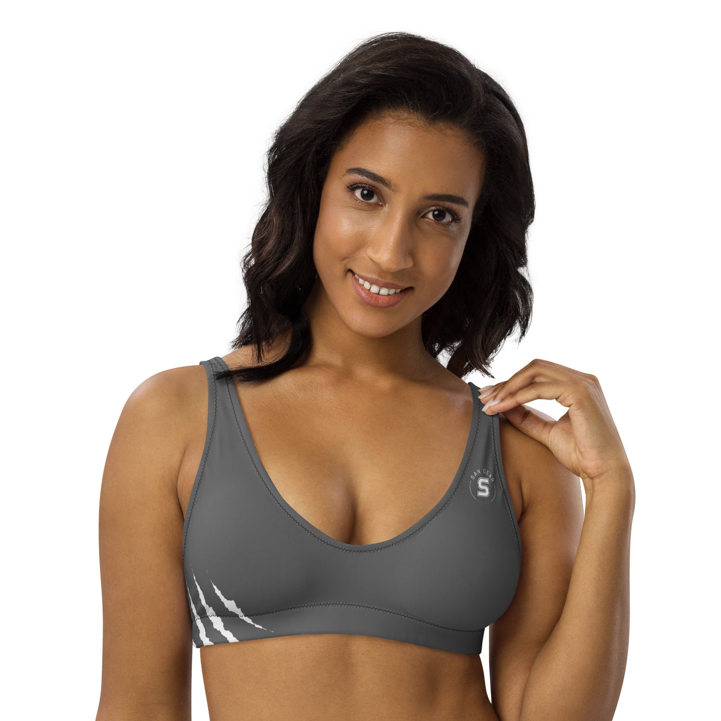 Haut de maillot de bain Gris - SanGear Blanc