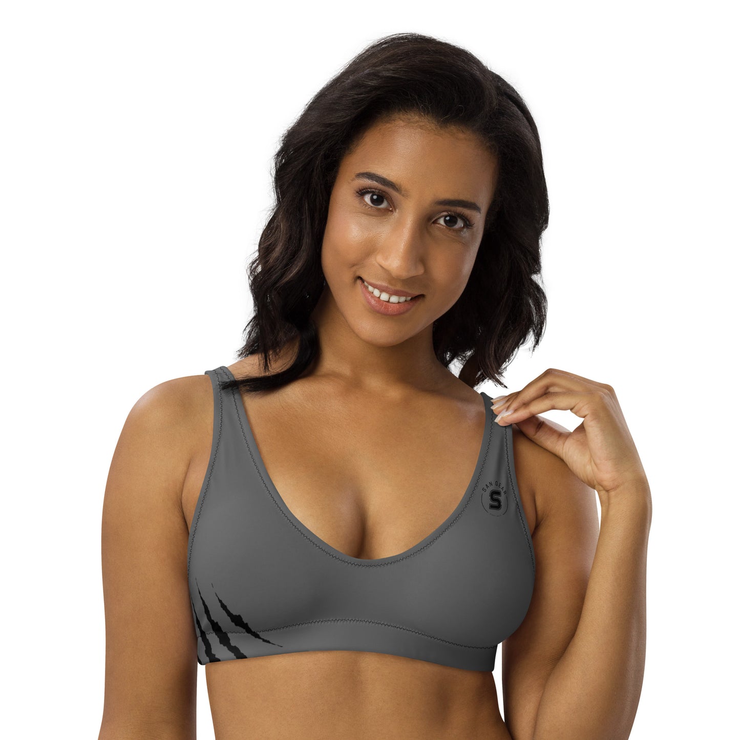 Haut de maillot de bain Gris - SanGear Noir