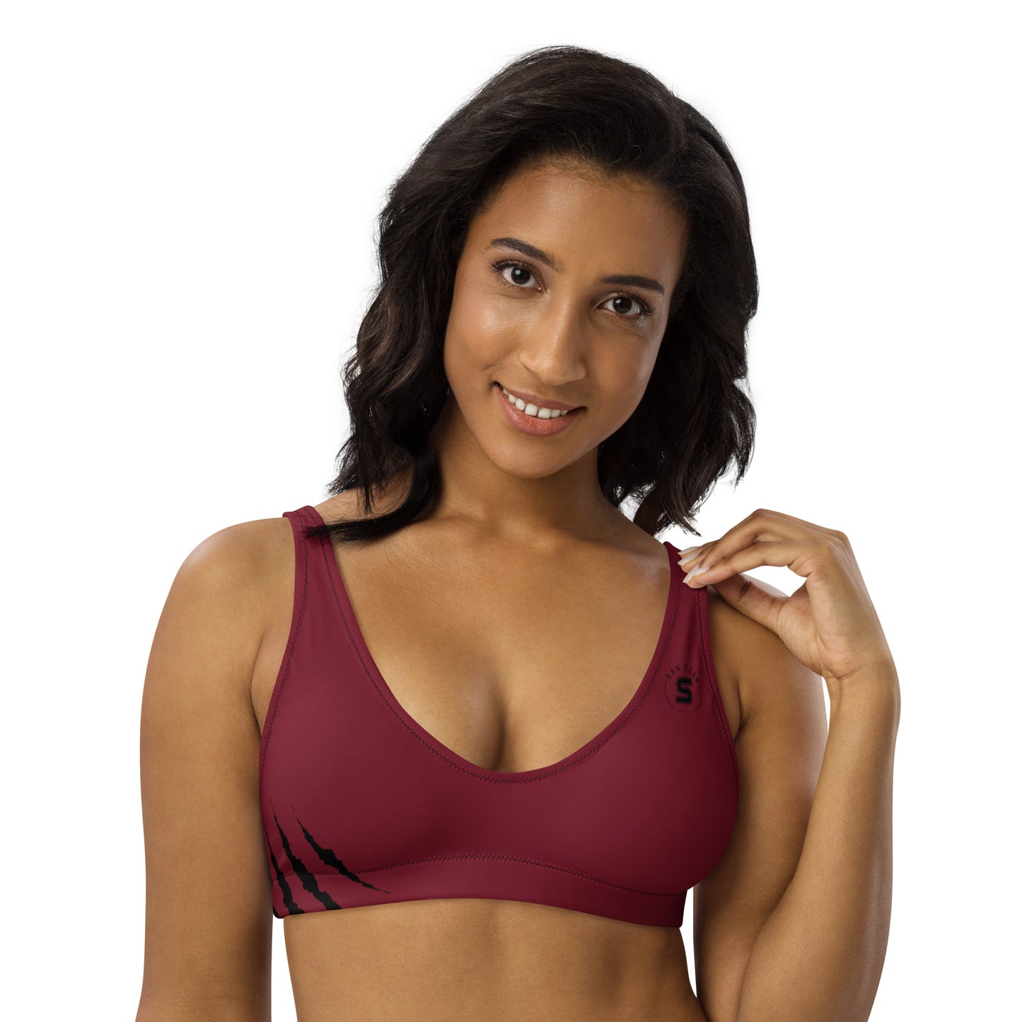 Haut de maillot de bain Burgundy - SanGear Noir
