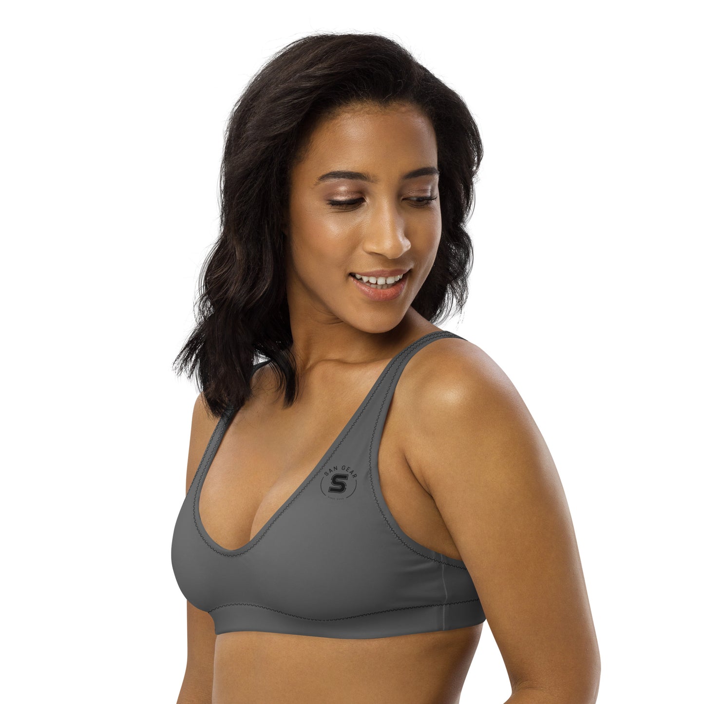 Haut de maillot de bain Gris - SanGear Noir