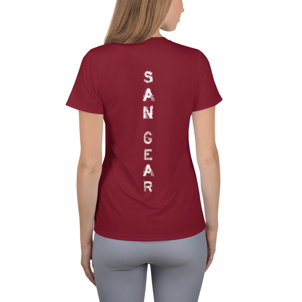 DryFit Sport - Burgundy SanGear Blanc