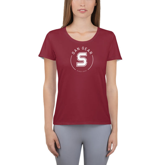 DryFit Sport - Burgundy SanGear Blanc