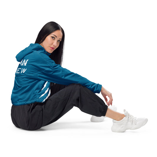 Coupe-vent court Blue Whale femme