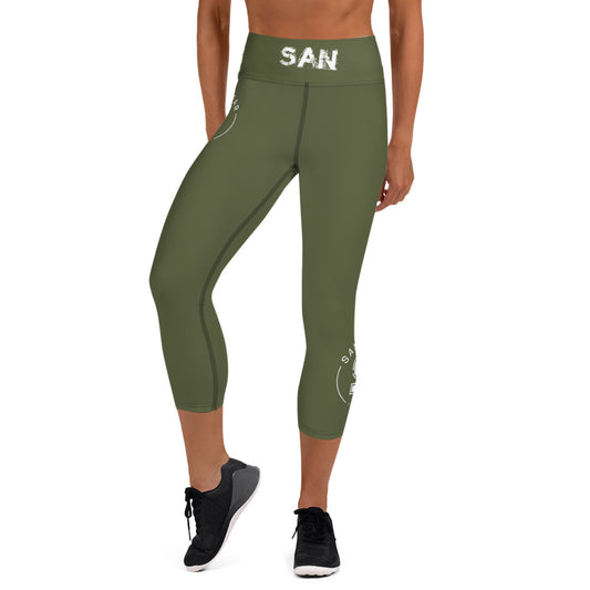 Legging 3/4 - Kaki SanGear Blanc