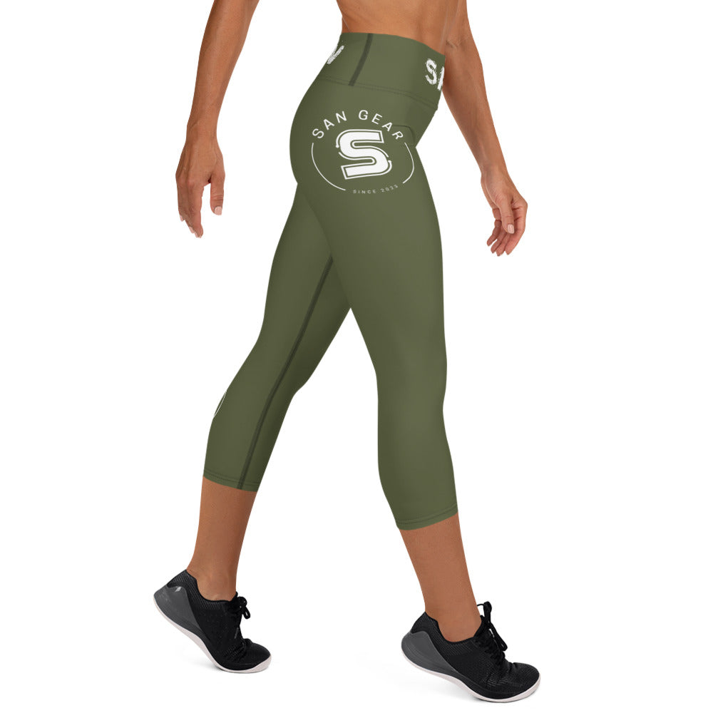 Legging 3/4 - Kaki SanGear Blanc