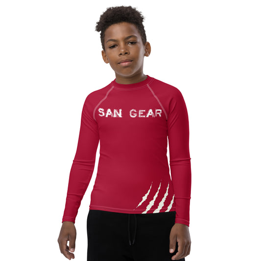 Rashguard Ado Unisexe - Rouge Claws