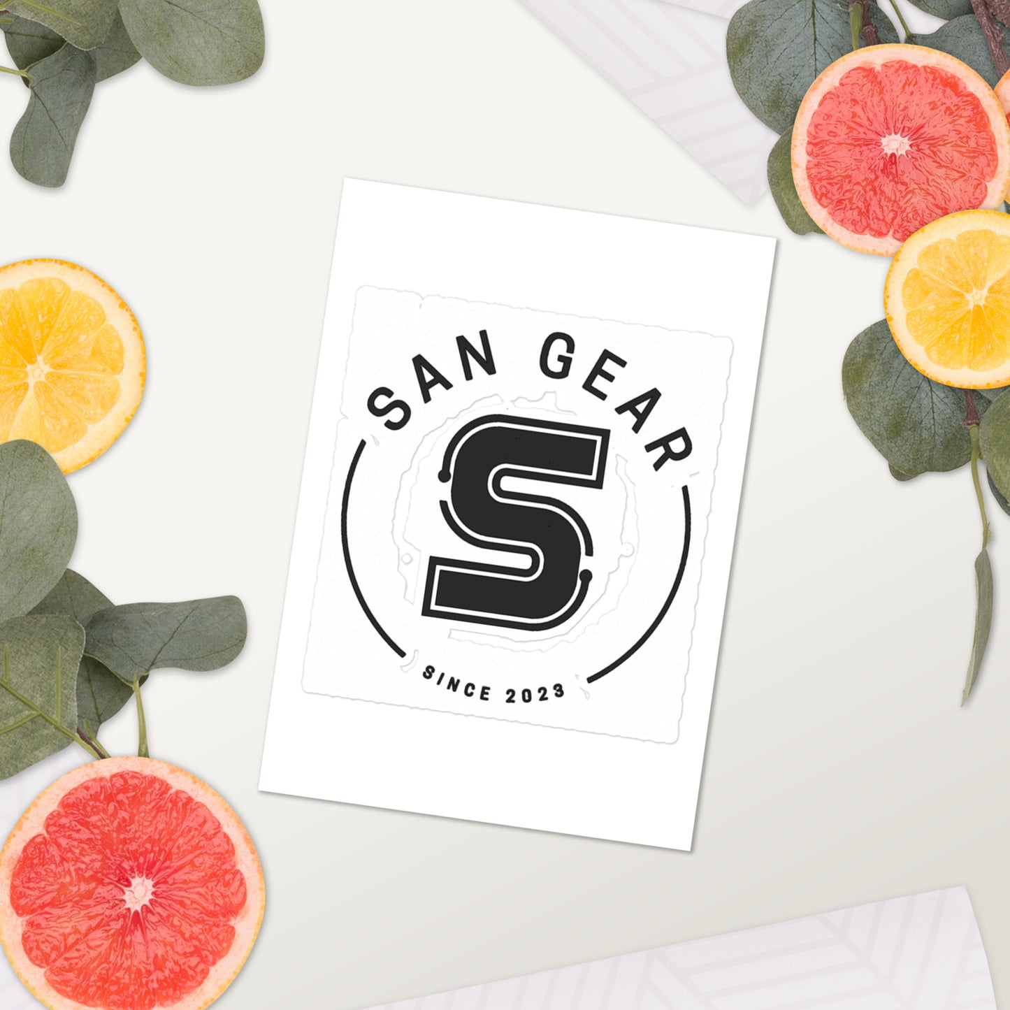 Feuille d'autocollants San Gear