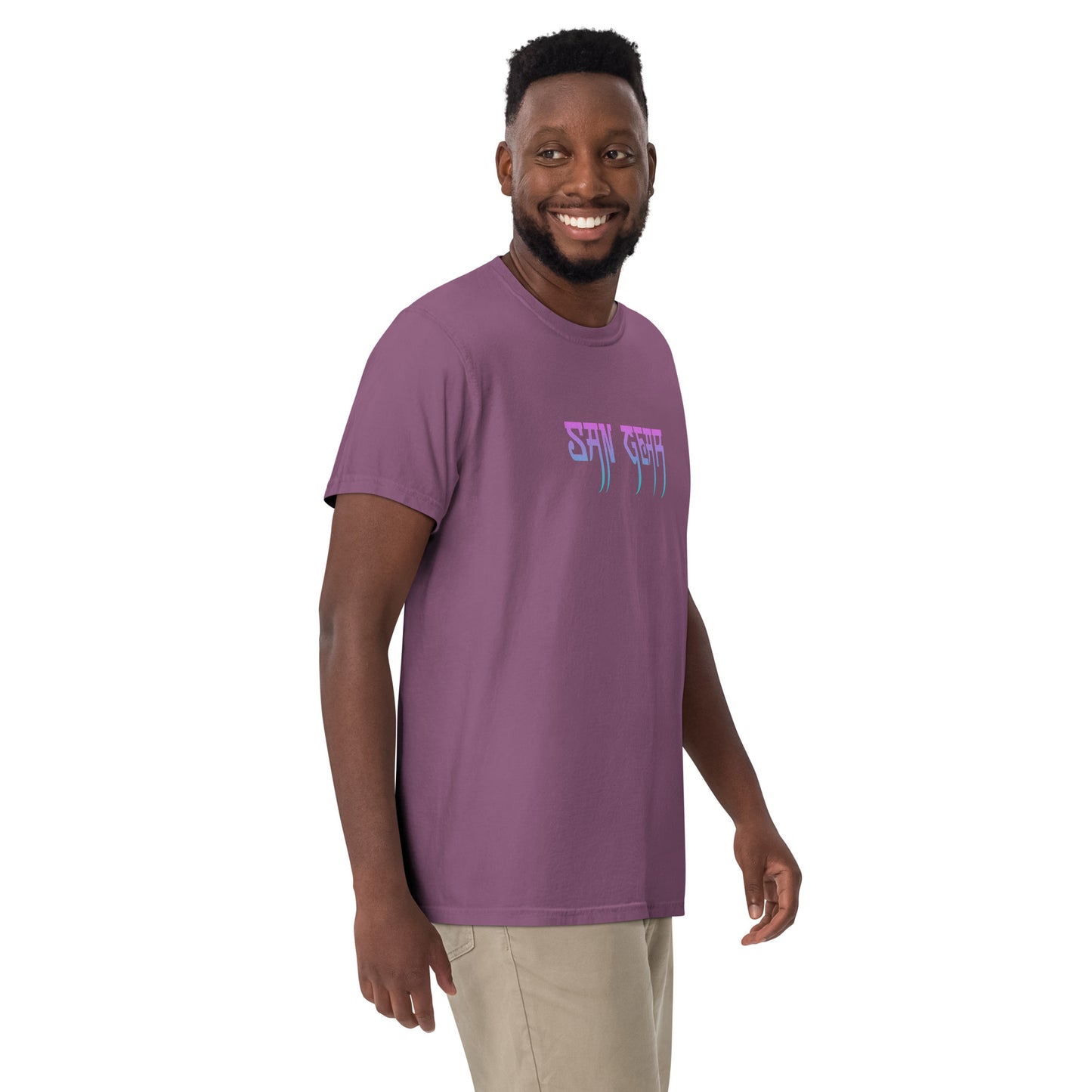 T-shirt teinté lourd unisexe SG Colors