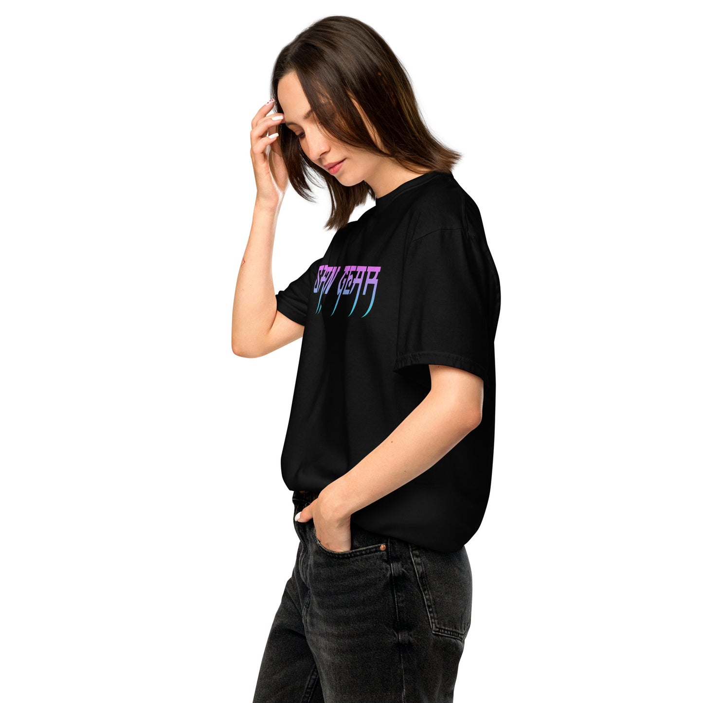 T-shirt teinté lourd unisexe SG Colors