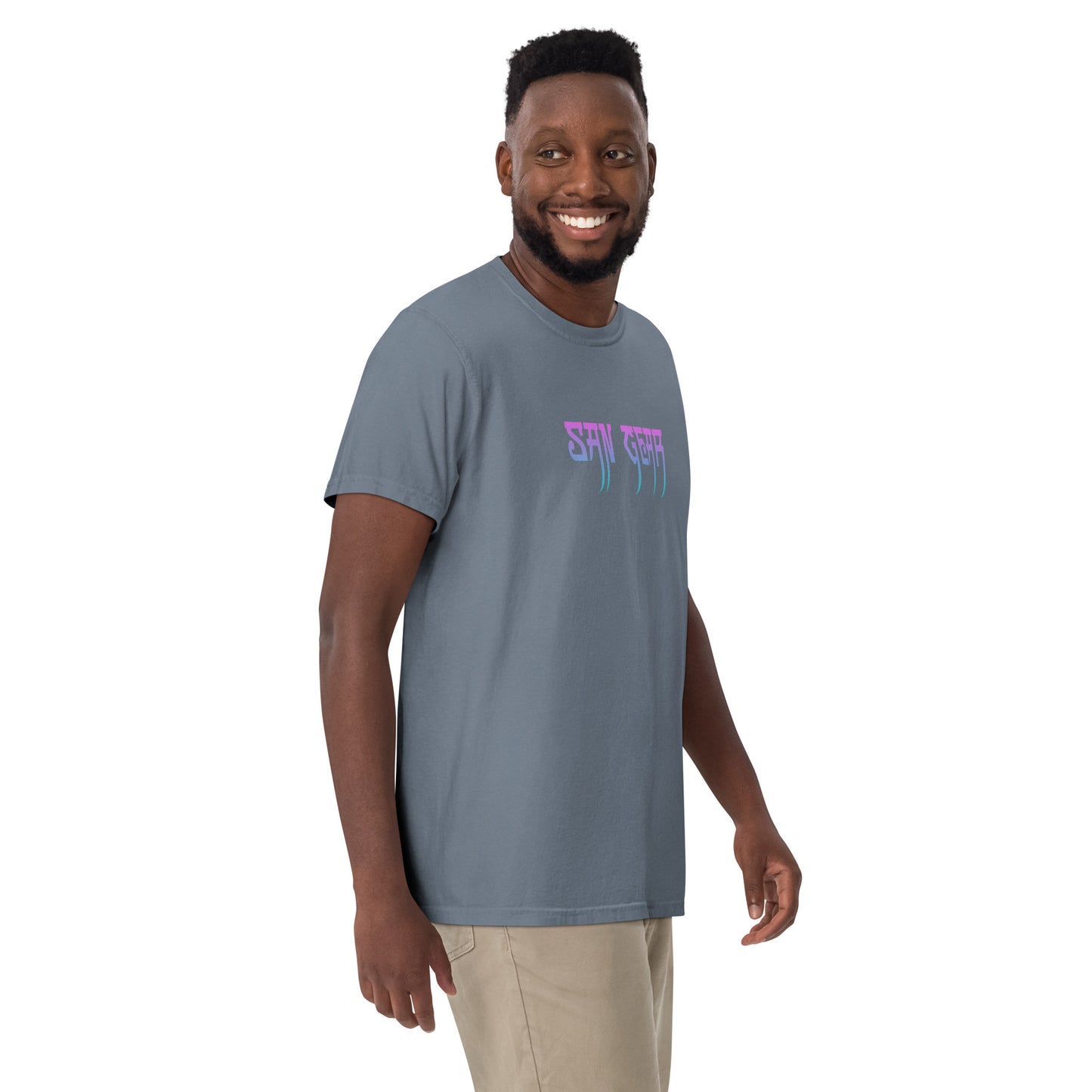 T-shirt teinté lourd unisexe SG Colors