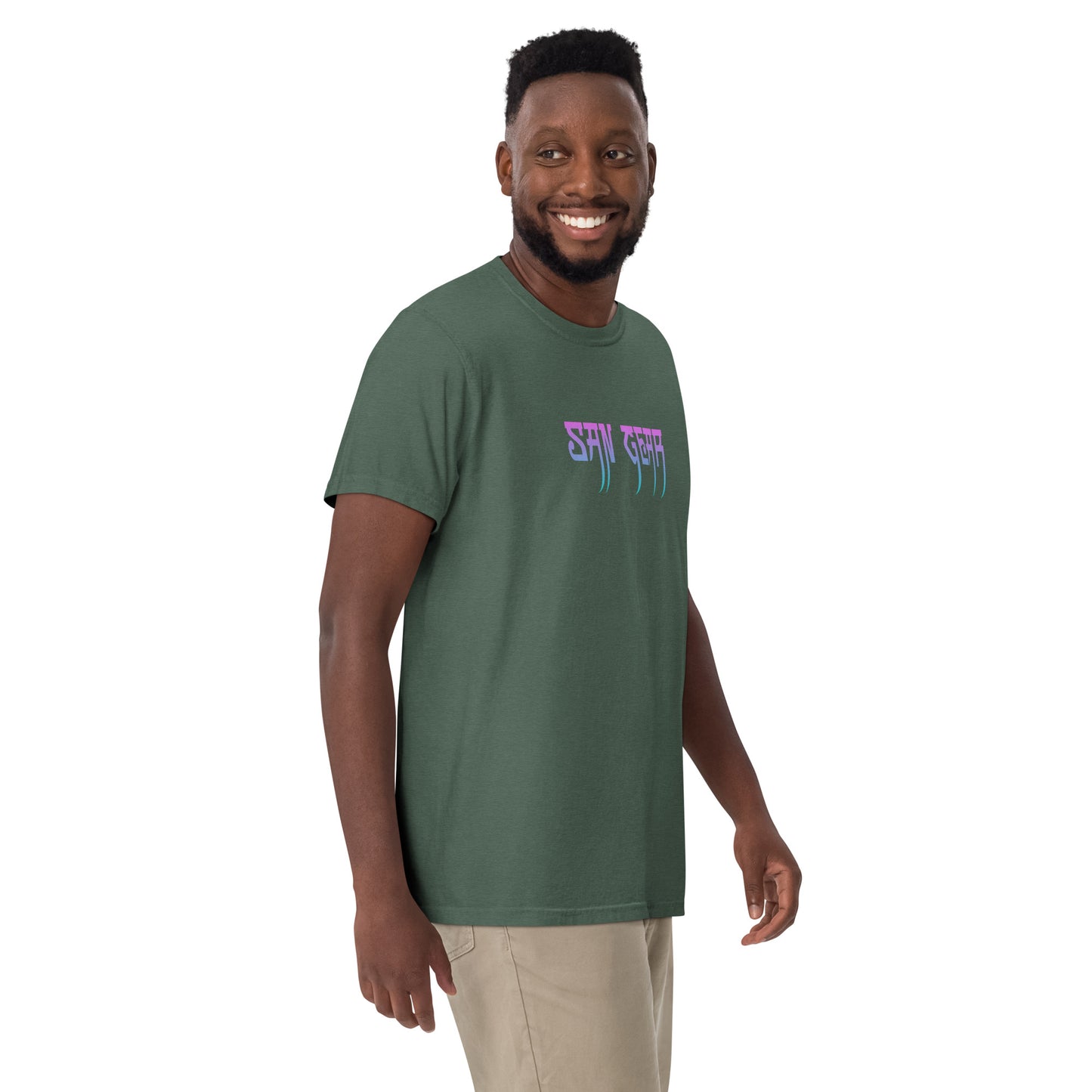 T-shirt teinté lourd unisexe SG Colors