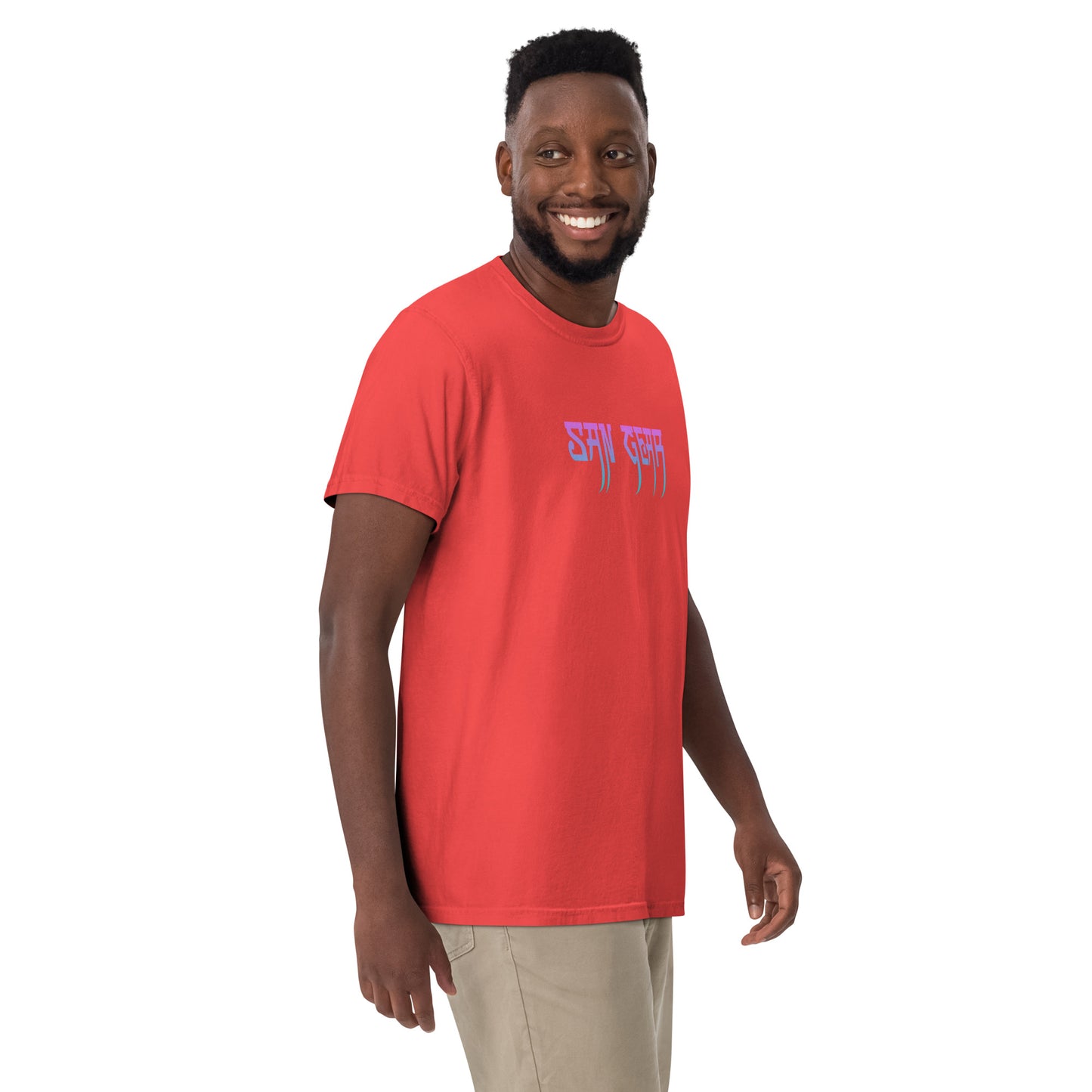 T-shirt teinté lourd unisexe SG Colors