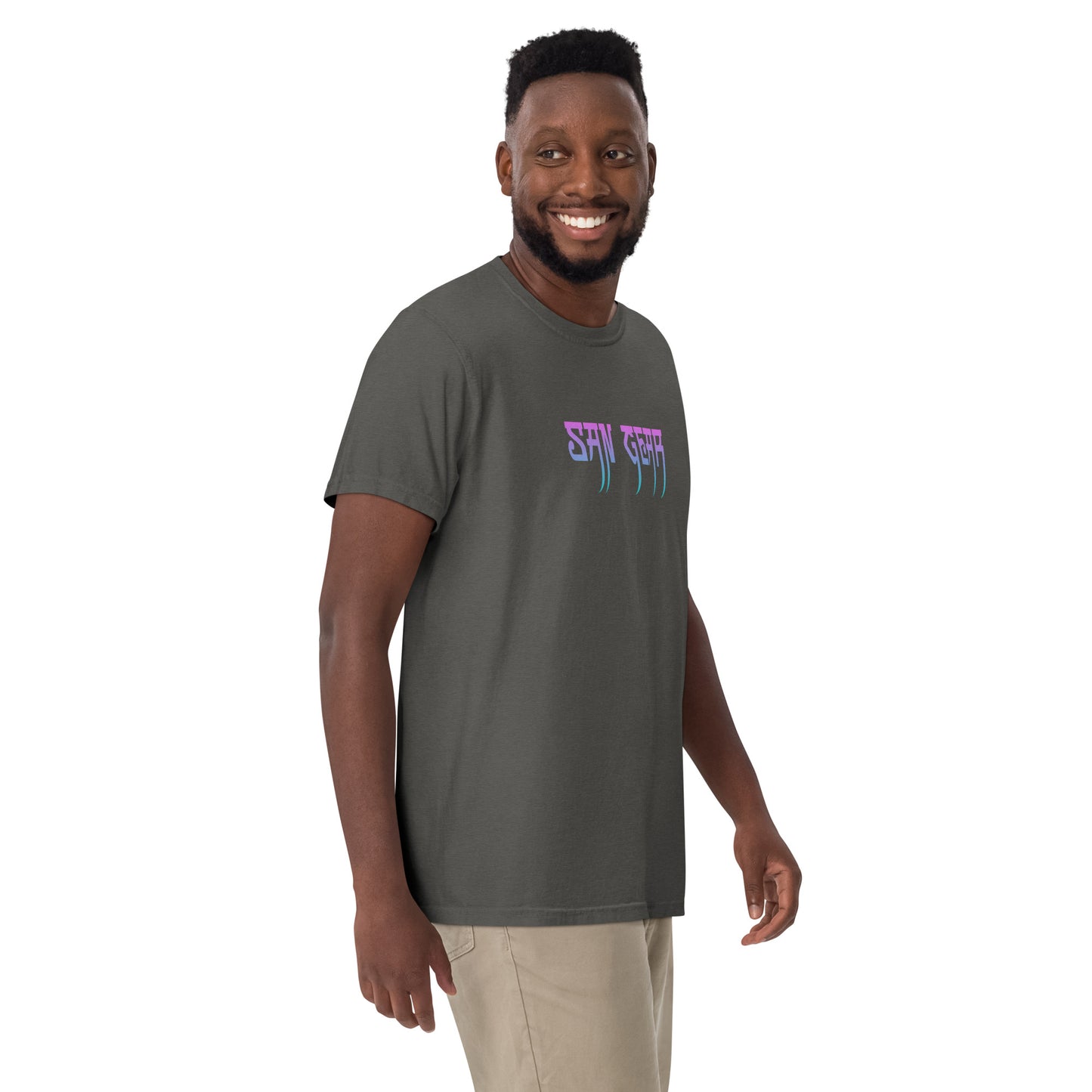 T-shirt teinté lourd unisexe SG Colors