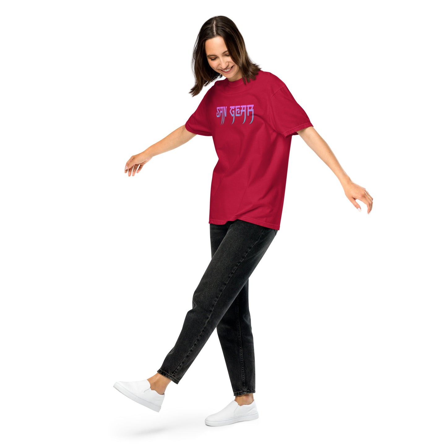 T-shirt teinté lourd unisexe SG Colors